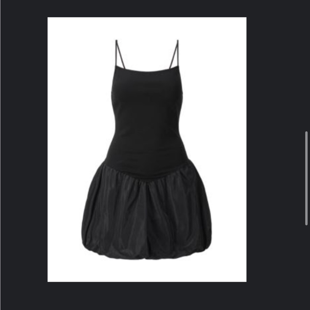 staud bubble mini dress